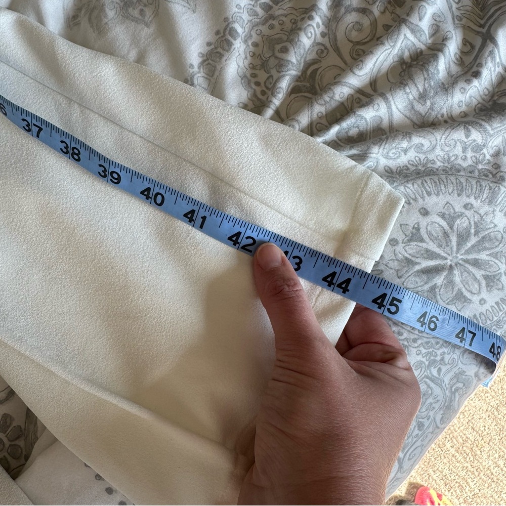 NWT Fashion Nova Victoria High Waisted White Dress Pants Size XS w/ Back Zipper - Picture 10 of 12